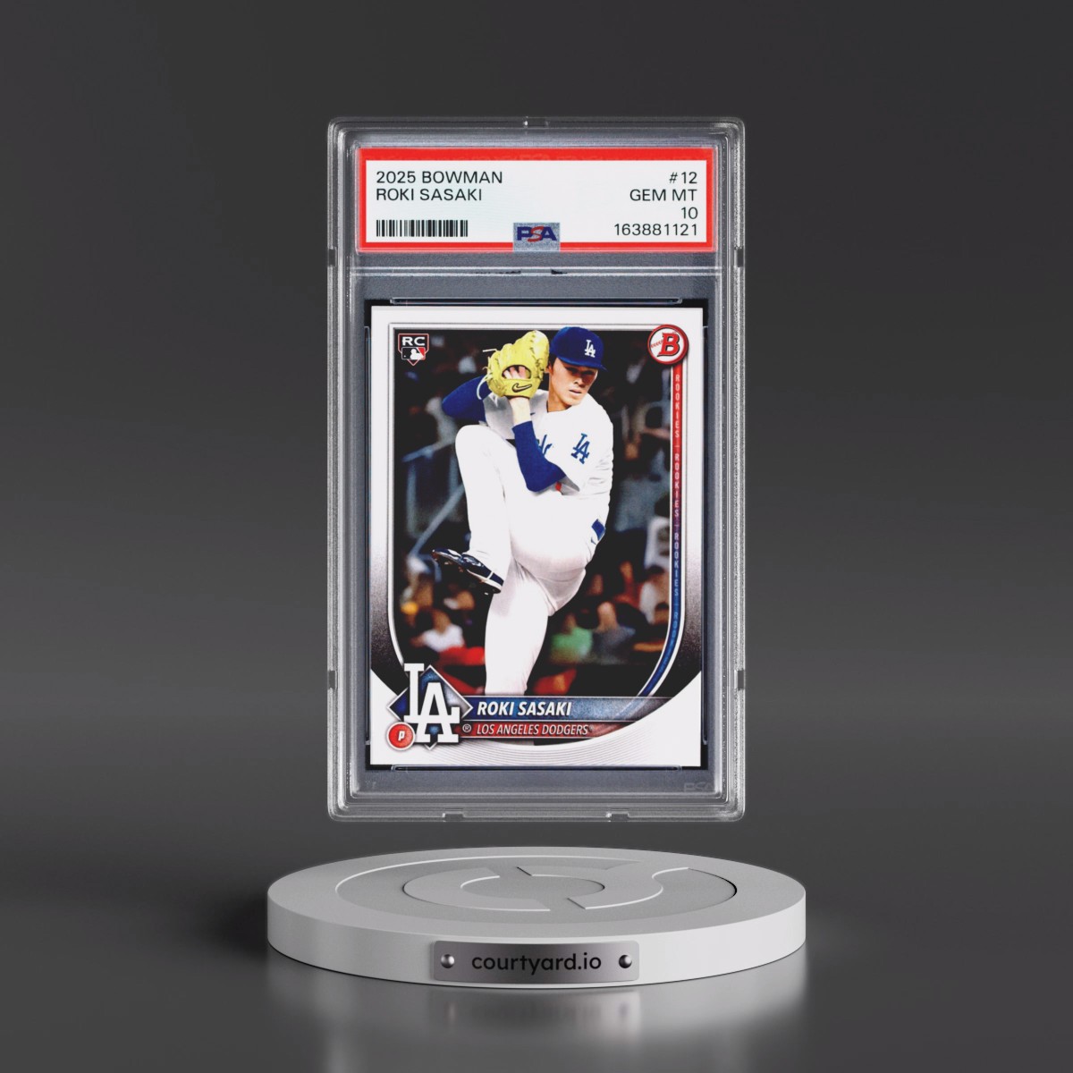 2025 Bowman #12 Roki Sasaki (PSA 10 GEM MINT)