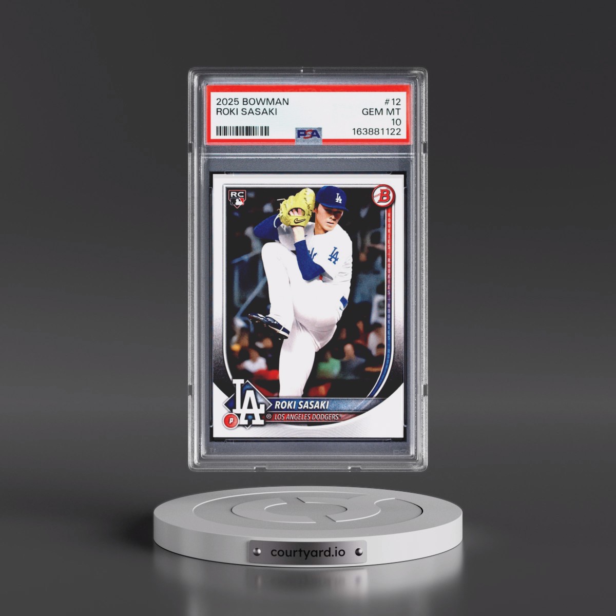 2025 Bowman #12 Roki Sasaki (PSA 10 GEM MINT)