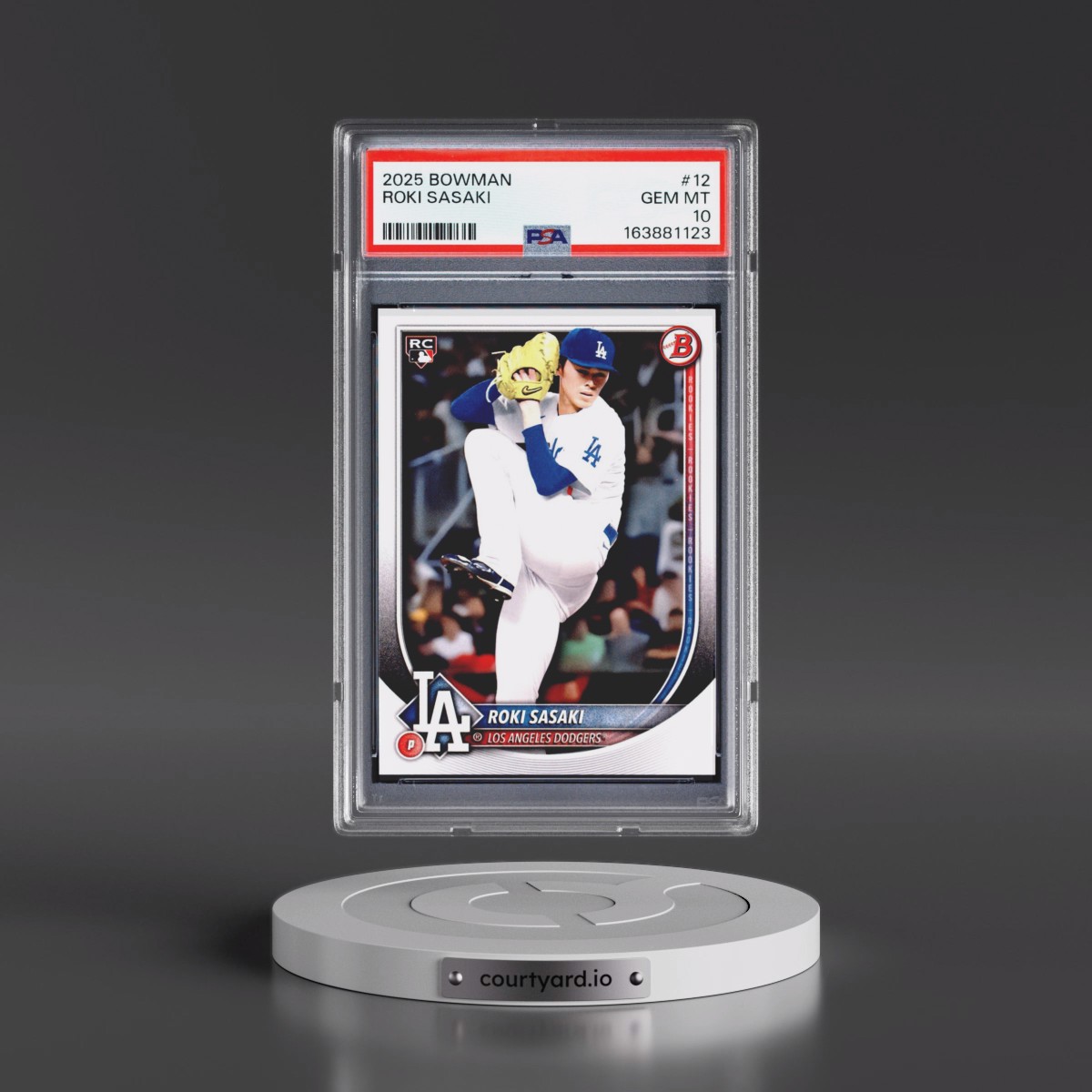 2025 Bowman #12 Roki Sasaki (PSA 10 GEM MINT)