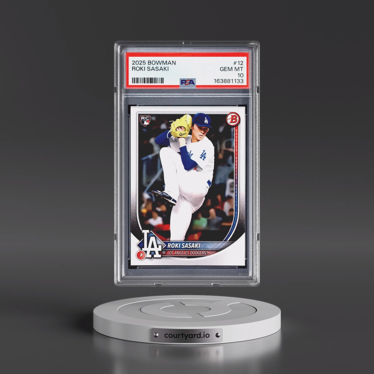 2025 Bowman #12 Roki Sasaki (PSA 10 GEM MINT)