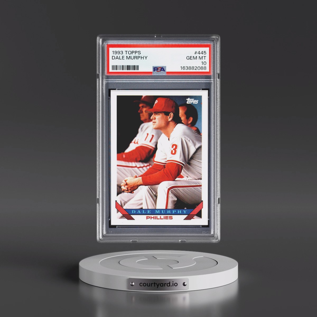 1993 Topps #445 Dale Murphy (PSA 10 GEM MINT)