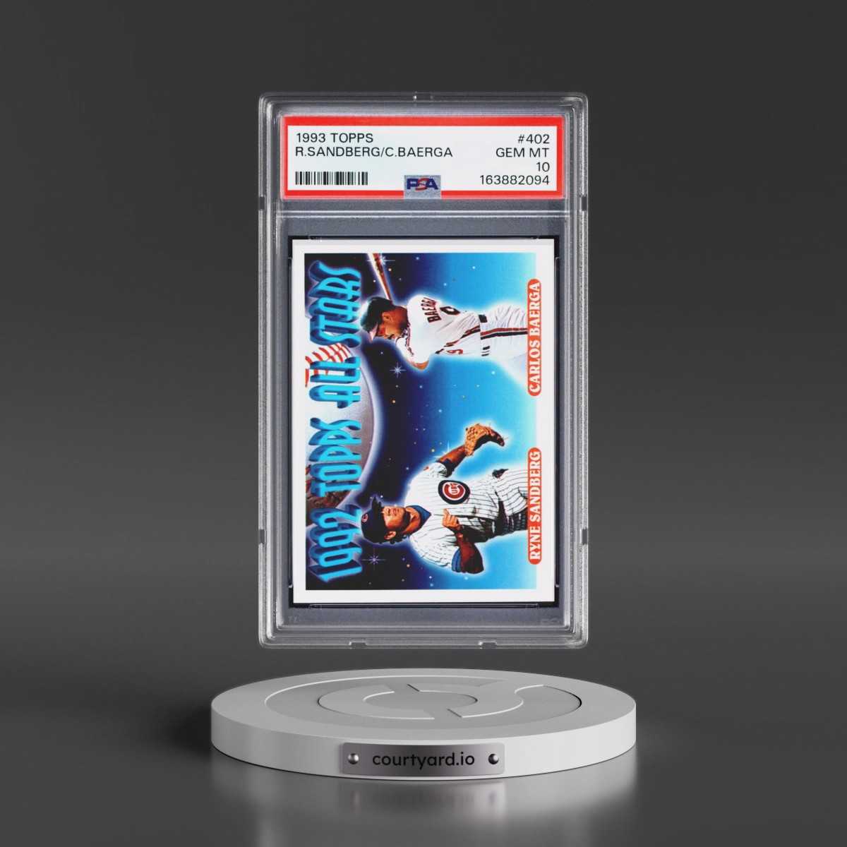 1993 Topps #402 C.Baerga/R.Sandberg (PSA 10 GEM MINT)