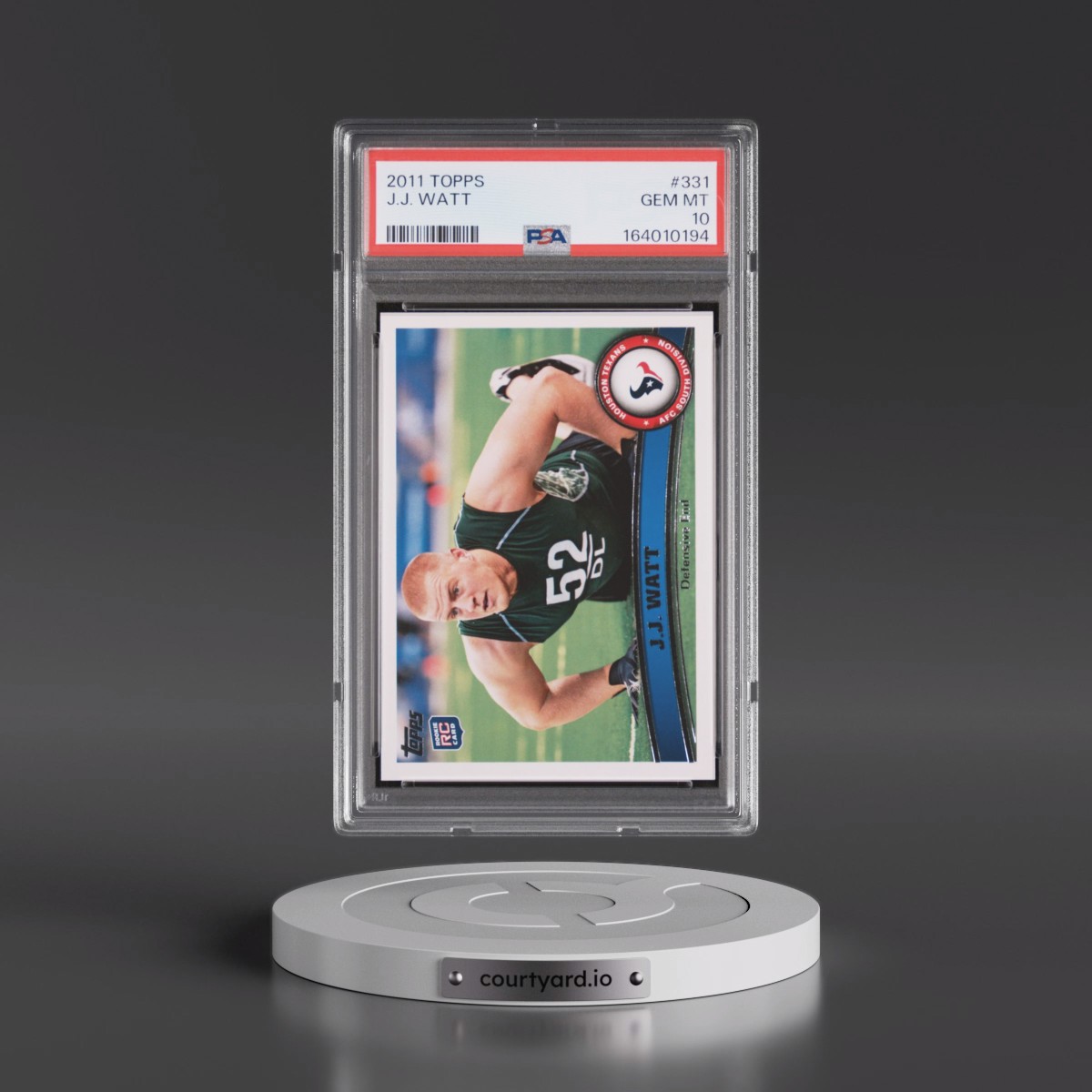 2011 Topps #331 J.J. Watt (PSA 10 GEM MINT)
