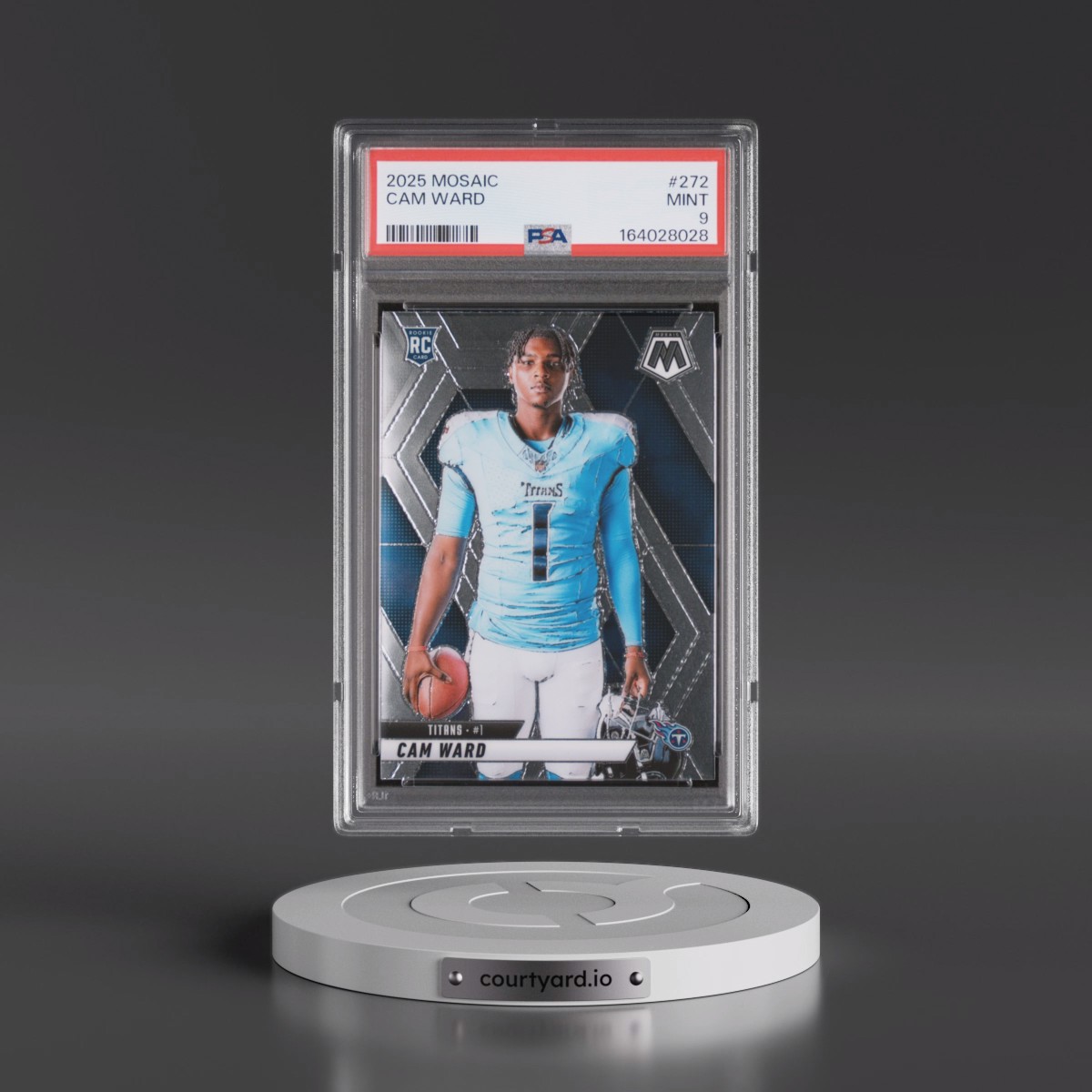 2025 Panini Mosaic #272 Cam Ward (PSA 9 MINT)