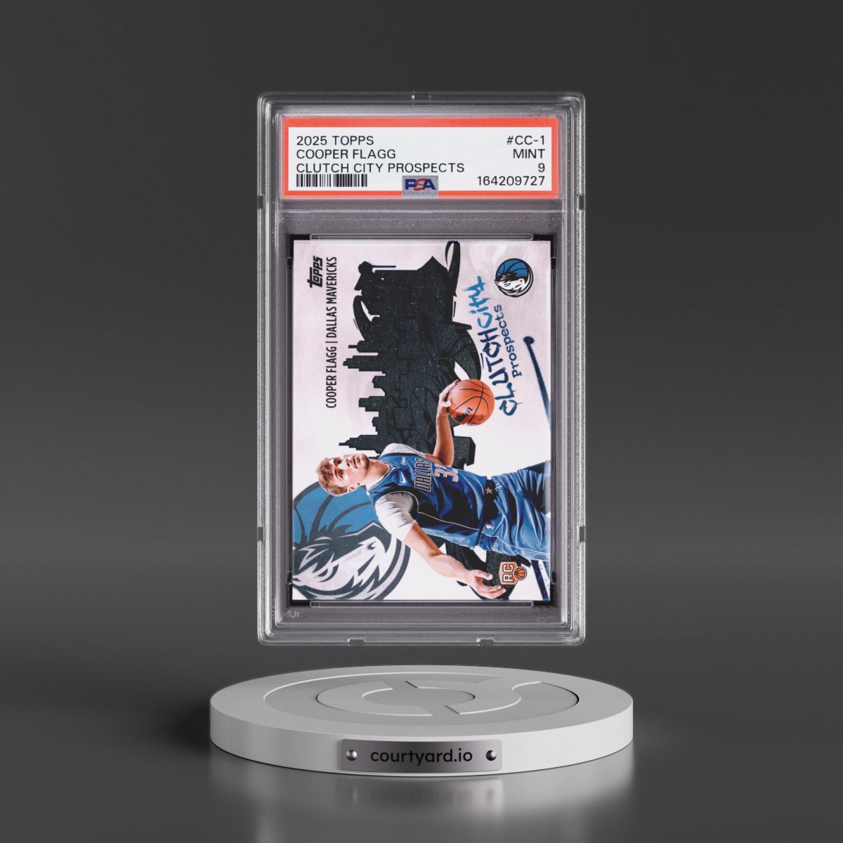 2025 Topps Clutch City Prospects #CC-1 Cooper Flagg (PSA 9 MINT)