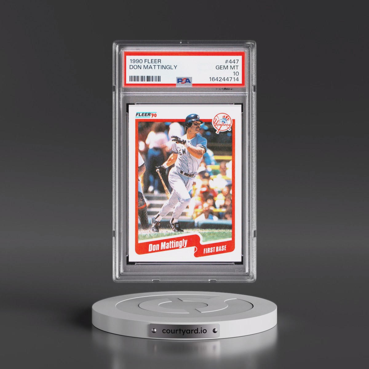 1990 Fleer #447 Don Mattingly (PSA 10 GEM MINT)
