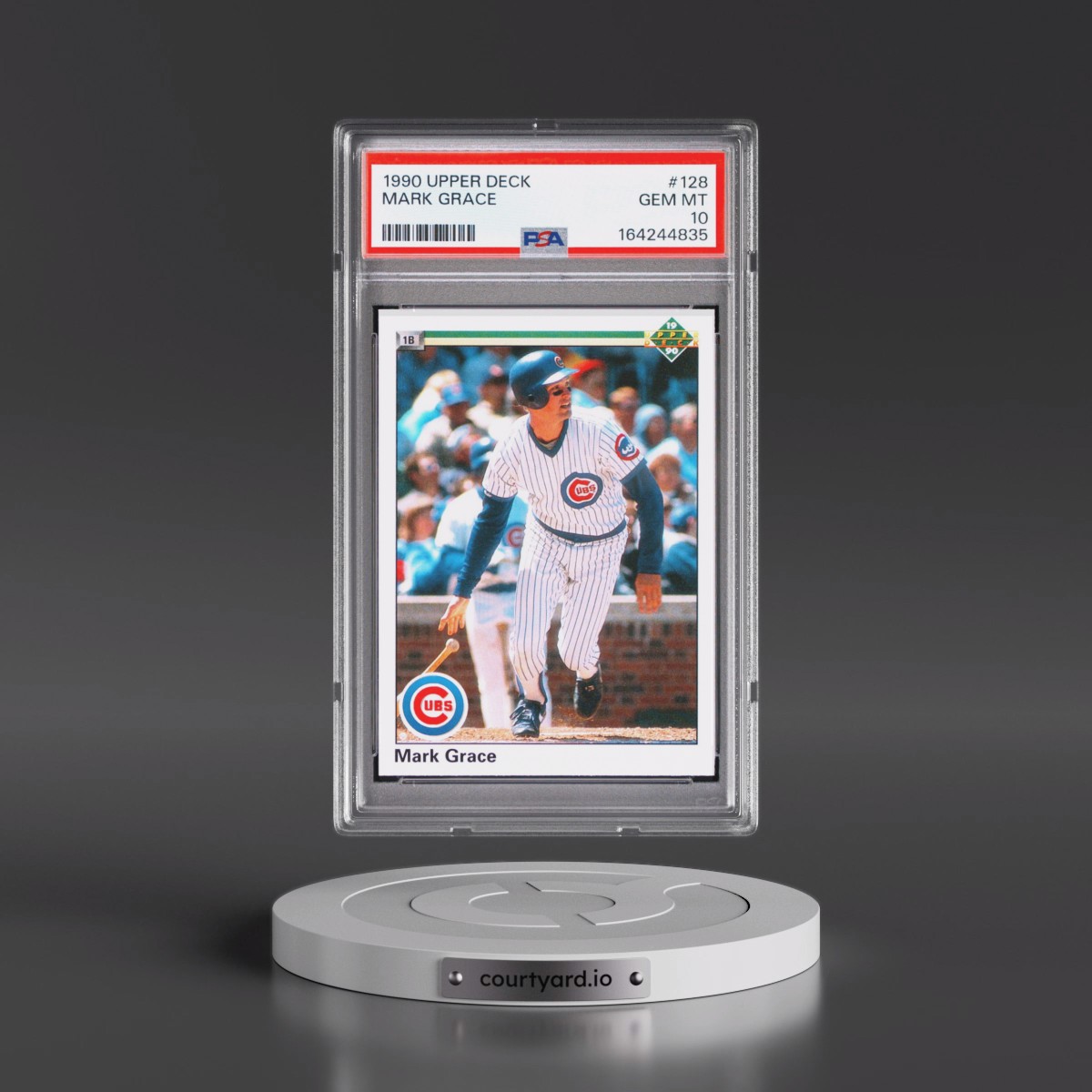 1990 Upper Deck #128 Mark Grace (PSA 10 GEM MINT)