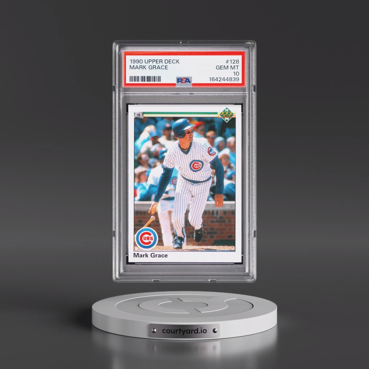 1990 Upper Deck #128 Mark Grace (PSA 10 GEM MINT)