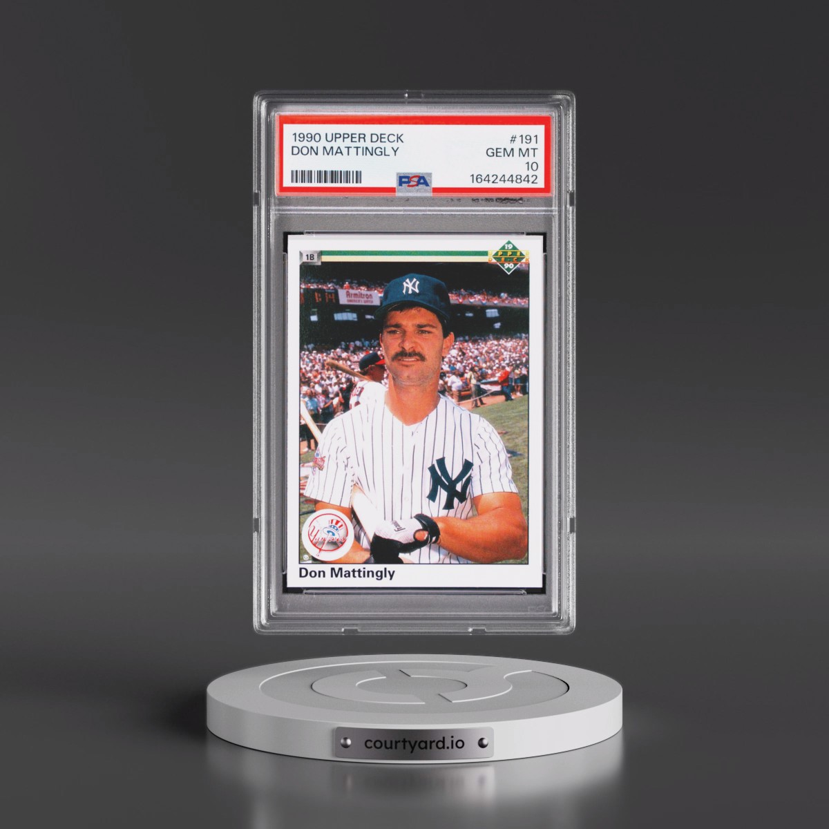 1990 Upper Deck #191 Don Mattingly (PSA 10 GEM MINT)