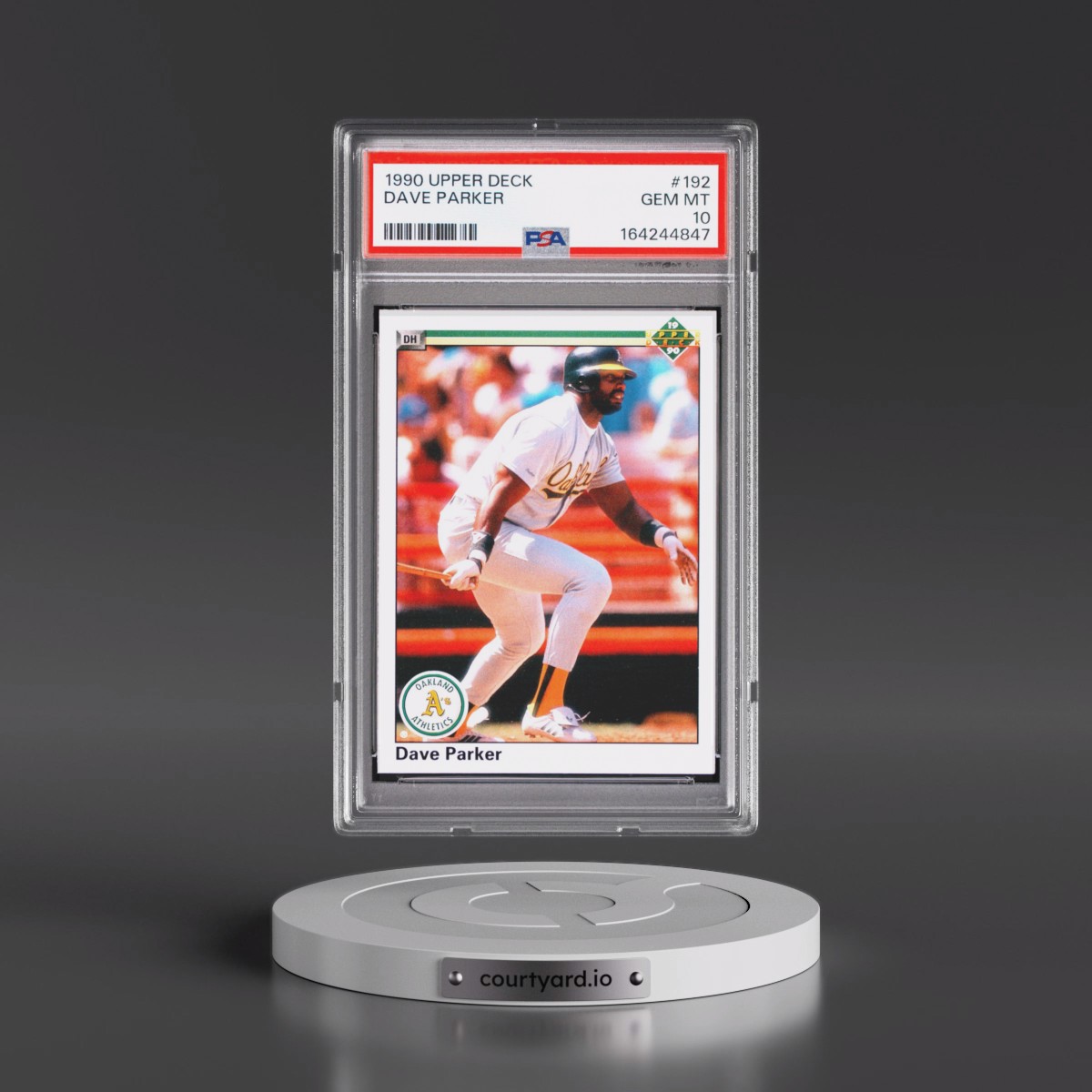 1990 Upper Deck #192 Dave Parker (PSA 10 GEM MINT)