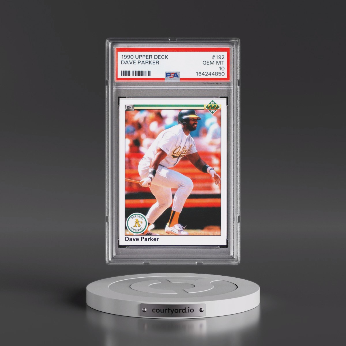 1990 Upper Deck #192 Dave Parker (PSA 10 GEM MINT)