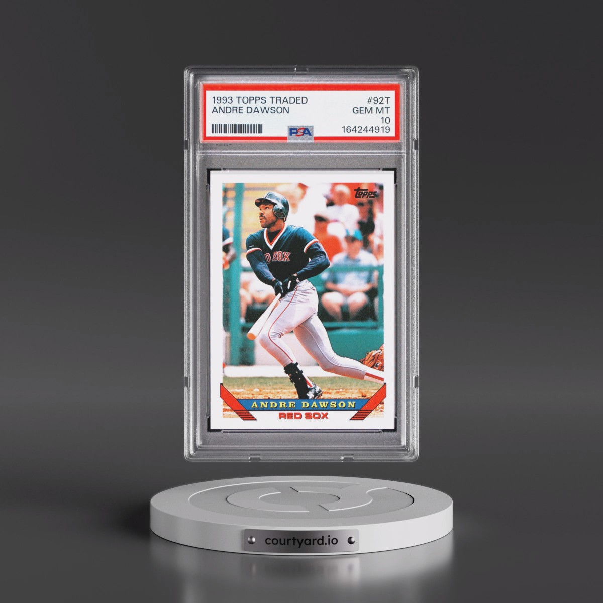 1993 Topps Traded #92T Andre Dawson (PSA 10 GEM MINT)