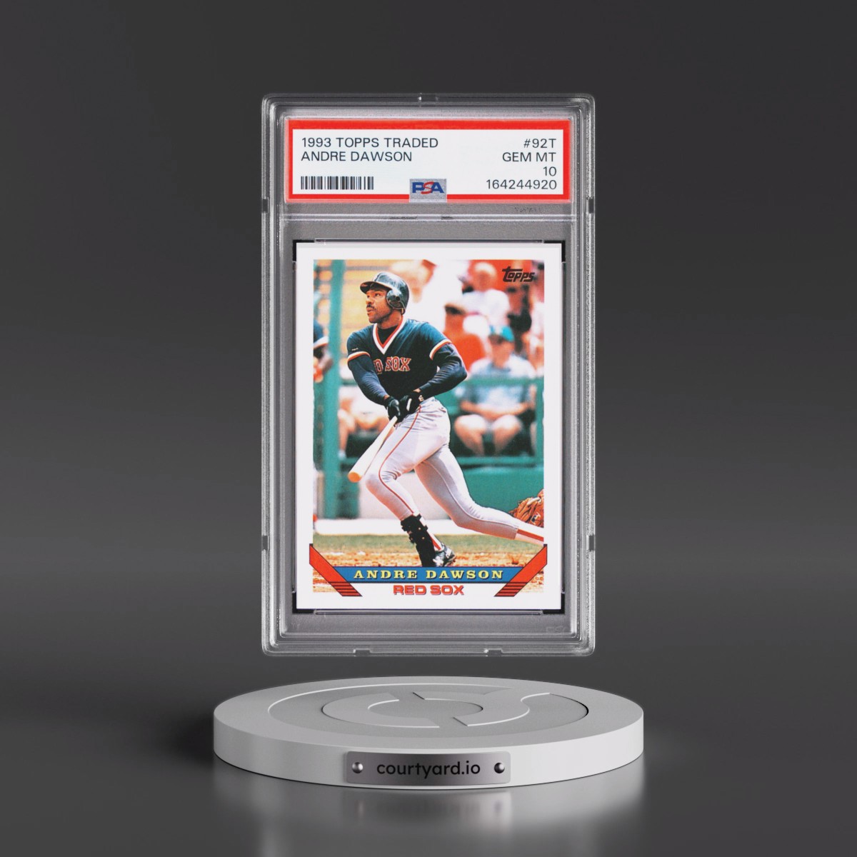 1993 Topps Traded #92T Andre Dawson (PSA 10 GEM MINT)
