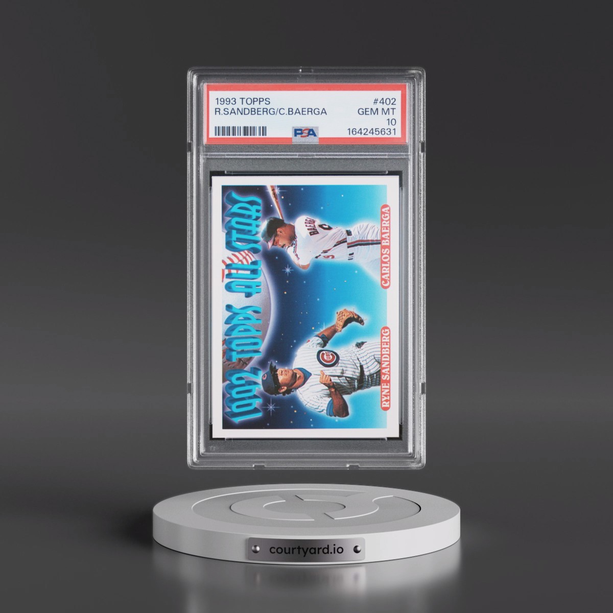 1993 Topps #402 C.Baerga/R.Sandberg (PSA 10 GEM MINT)