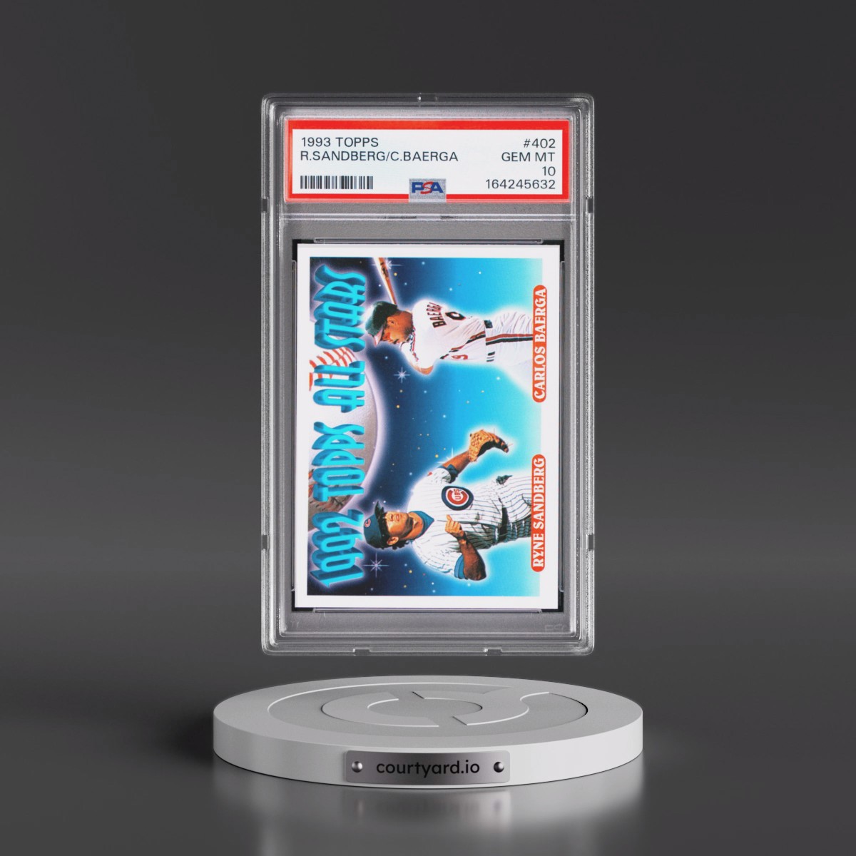 1993 Topps #402 C.Baerga/R.Sandberg (PSA 10 GEM MINT)