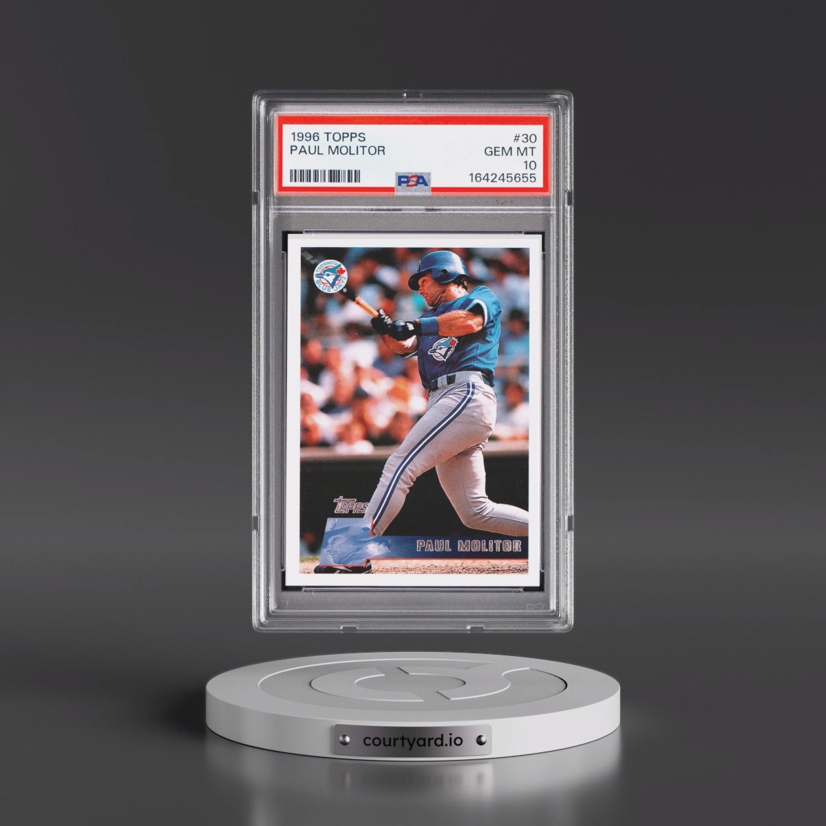 1996 Topps #30 Paul Molitor (PSA 10 GEM MINT)