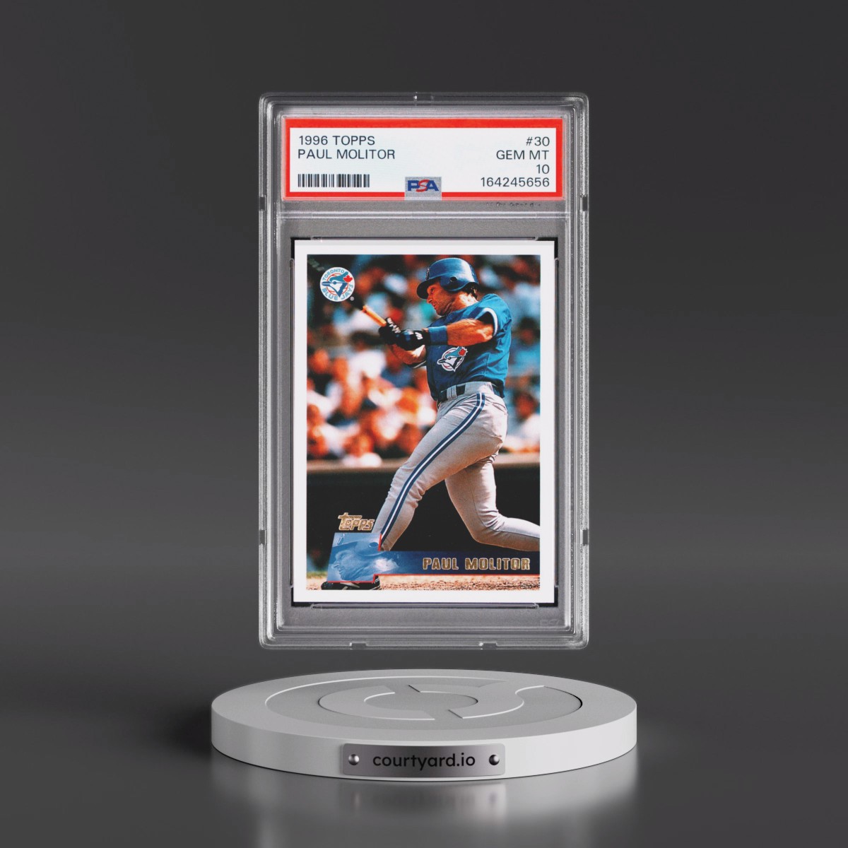 1996 Topps #30 Paul Molitor (PSA 10 GEM MINT)