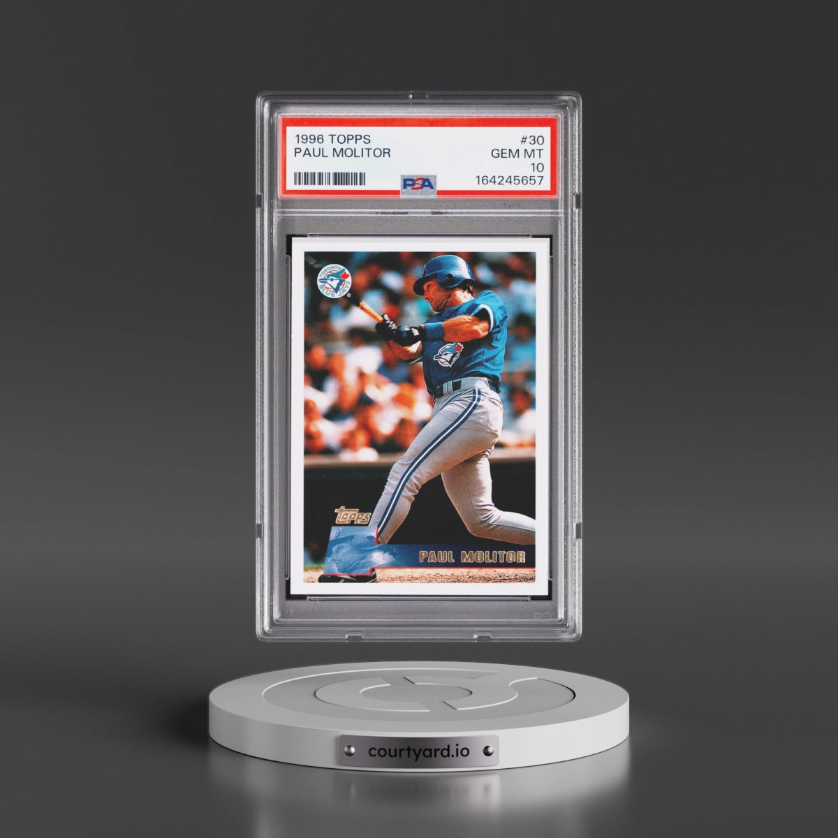1996 Topps #30 Paul Molitor (PSA 10 GEM MINT)