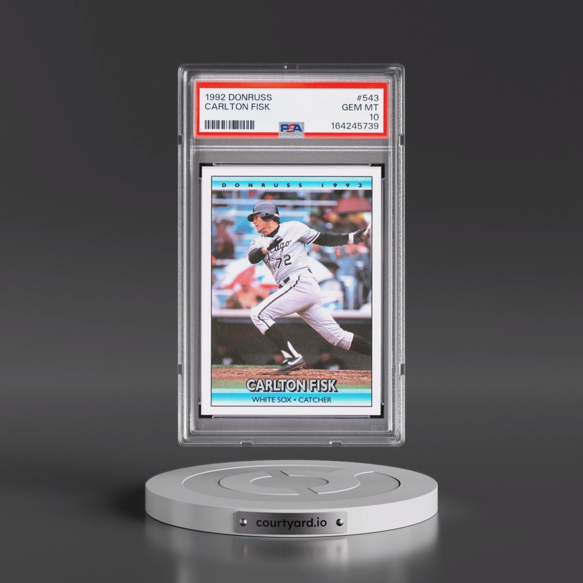 1992 Donruss #543 Carlton Fisk (PSA 10 GEM MINT)