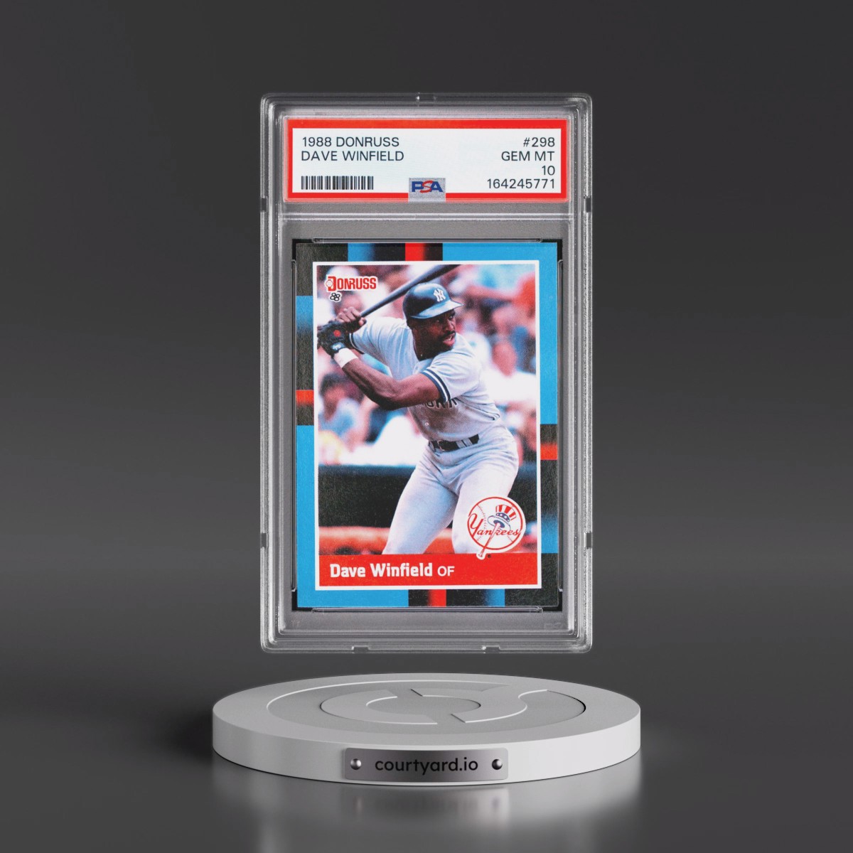 1988 Donruss #298 Dave Winfield (PSA 10 GEM MINT)