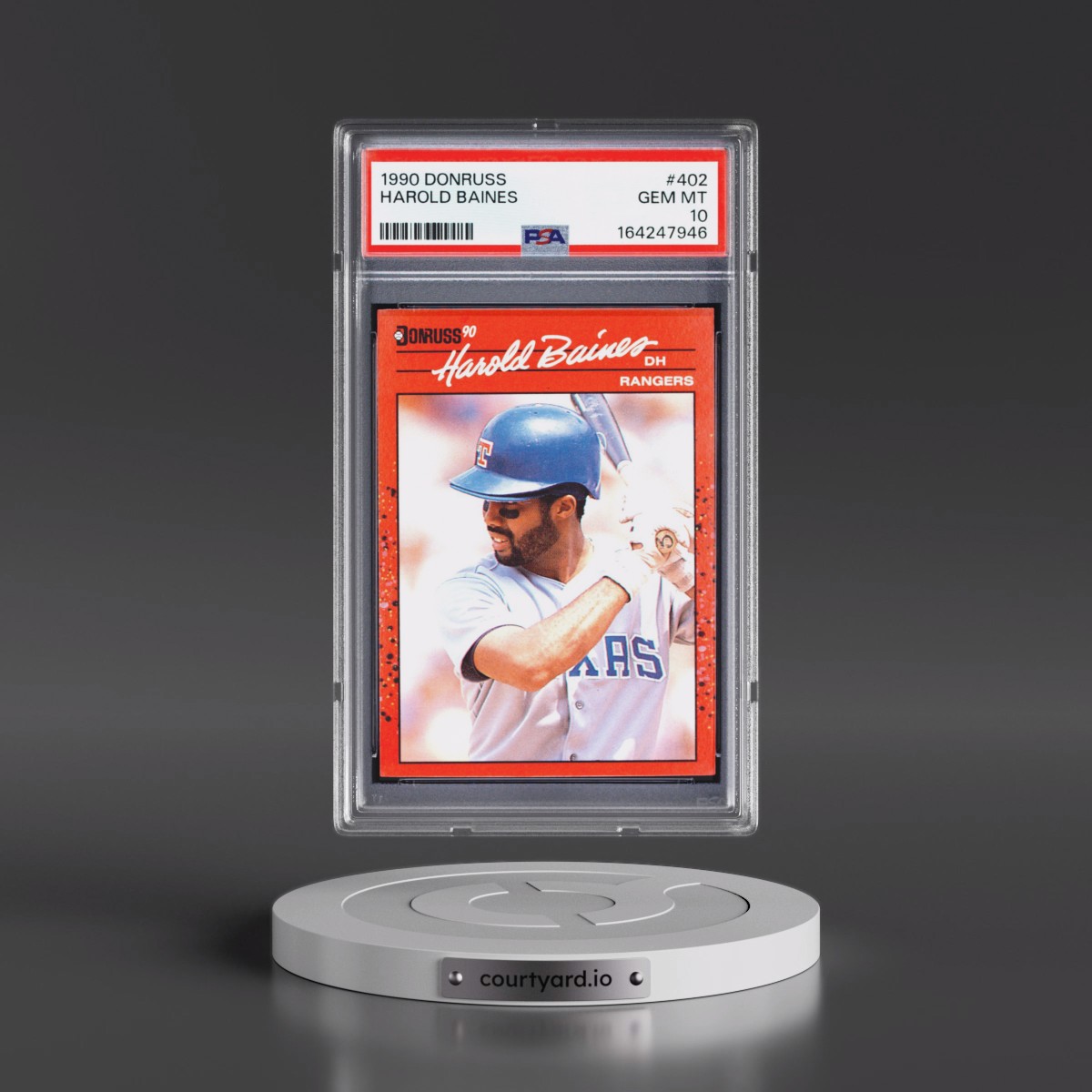 1990 Donruss #402 Harold Baines (PSA 10 GEM MINT)