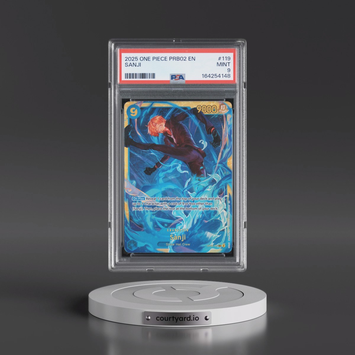 2025 One Piece PRB02-Premium Booster -One Piece Card the Best- Vol.2 #119 Sanji (PSA 9 MINT)