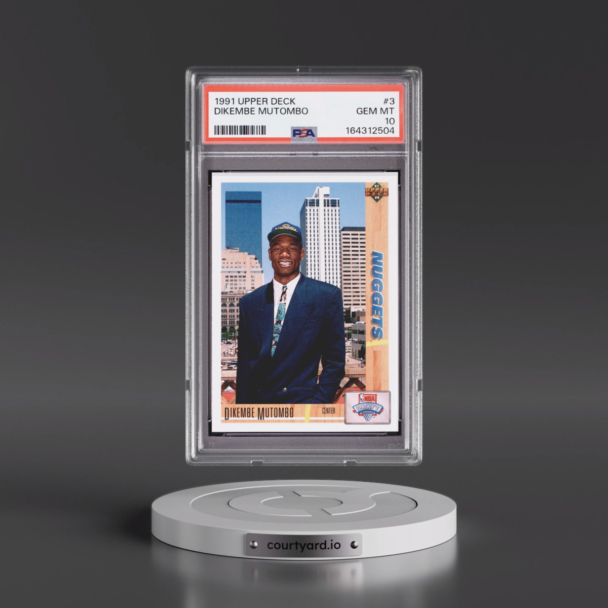 1991 Upper Deck #3 Dikembe Mutombo (PSA 10 GEM MINT)