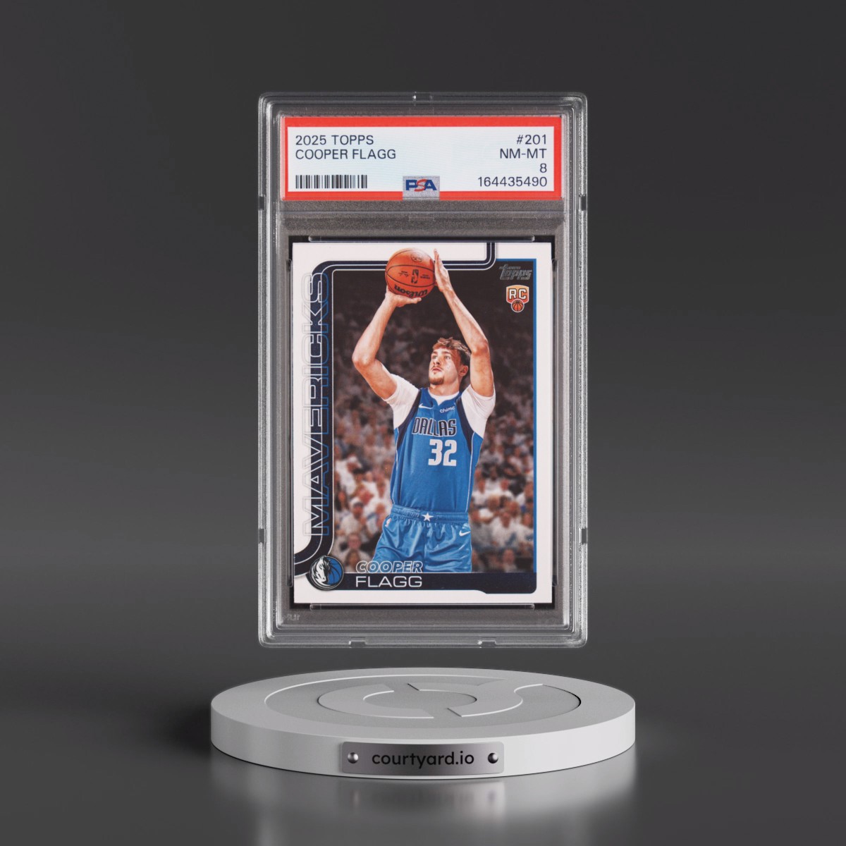 2025 Topps #201 Cooper Flagg (PSA 8 NM-MT)