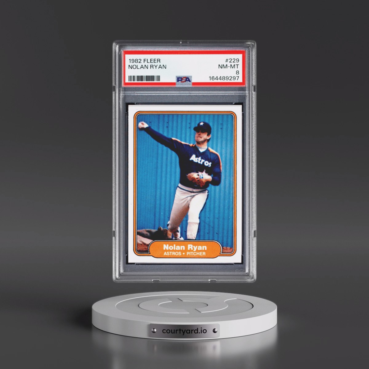 1982 Fleer Nolan Ryan #229 PSA 8