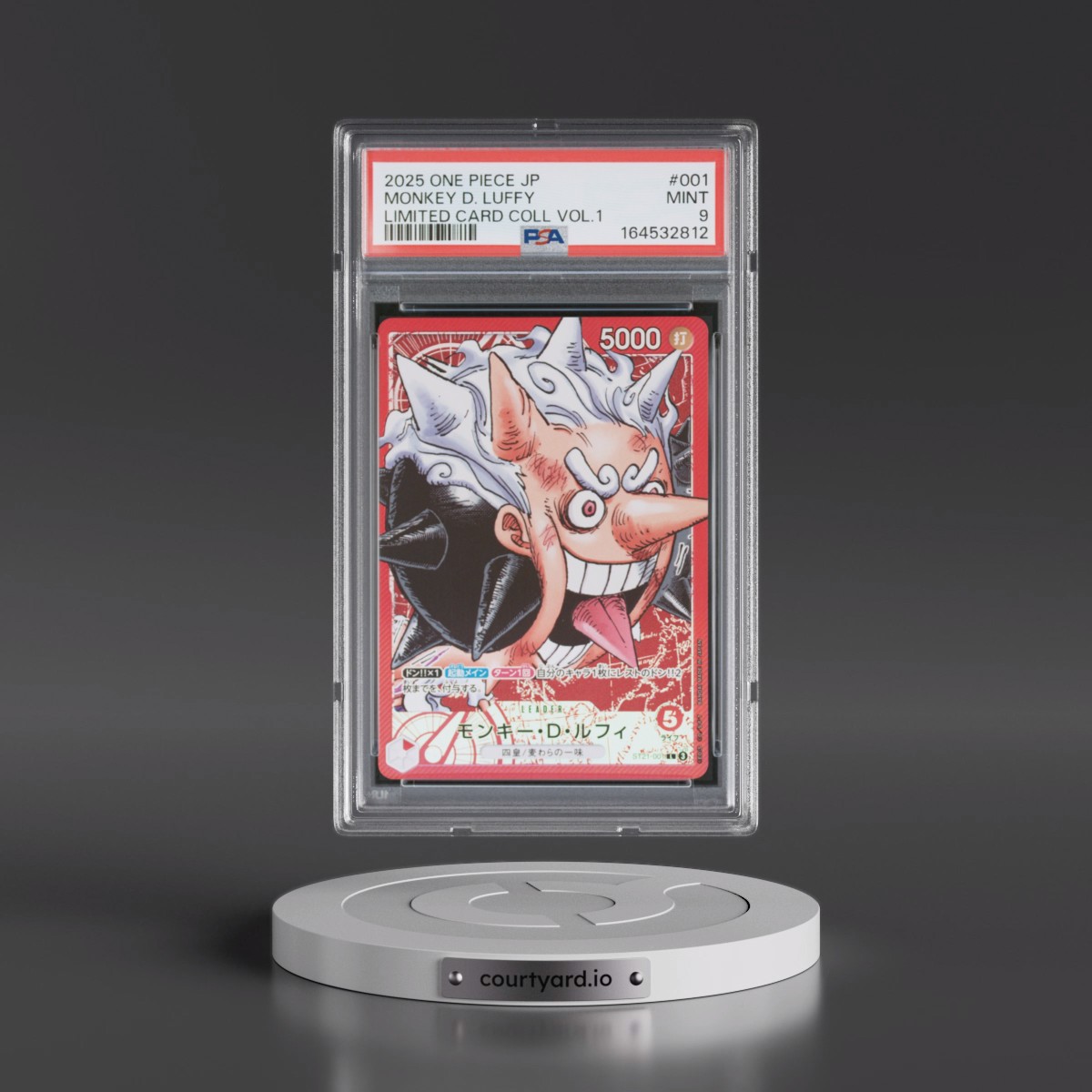 2025 One Piece Japanese Limited Card Collection Vol.1 Monkey D. Luffy #001 PSA 9