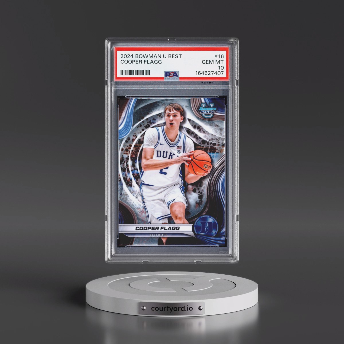 2024 Bowman University Best #16 Cooper Flagg (PSA 10 GEM MINT)