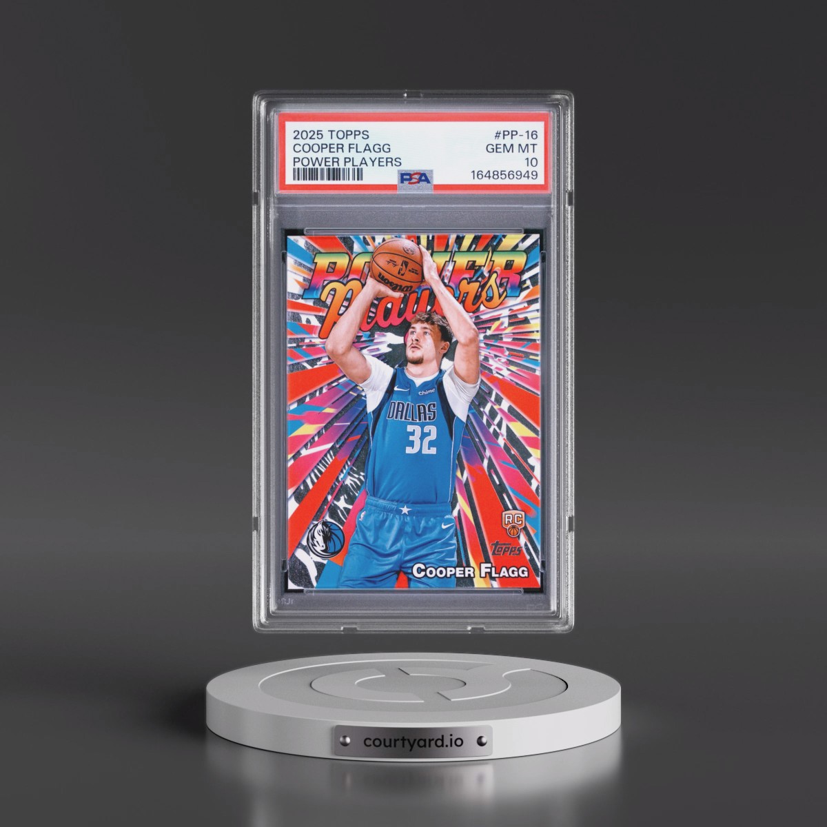 2025 Topps Power Players #PP-16 Cooper Flagg (PSA 10 GEM MINT)