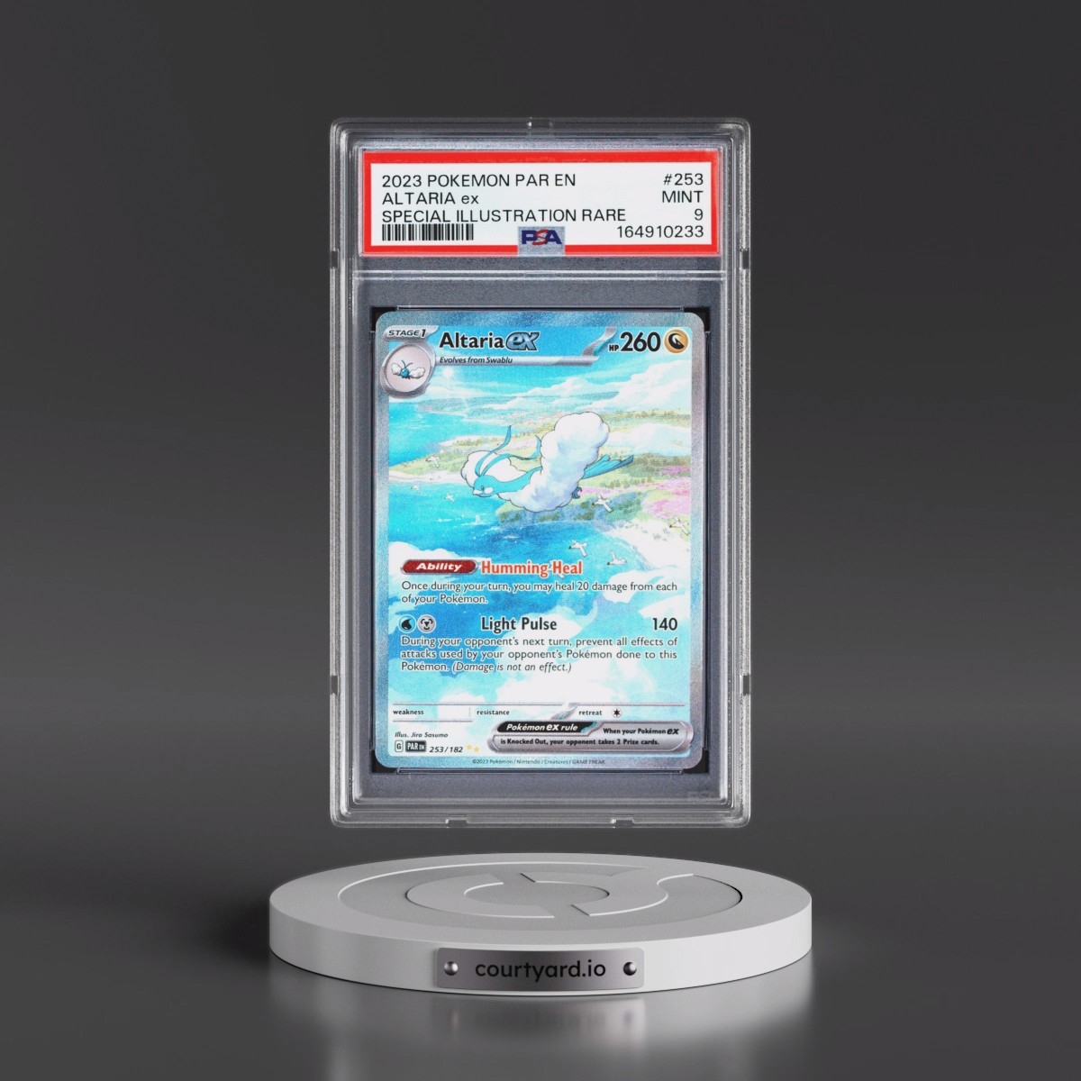 2023 Pokémon Par EN-Paradox Rift #253 Altaria EX - Holo Special Illustration Rare (PSA 9 MINT)