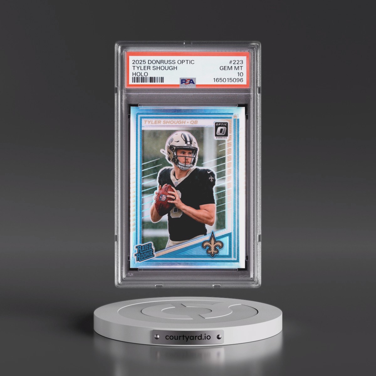 2025 Panini Donruss Optic Tyler Shough - Holo #223 PSA 10
