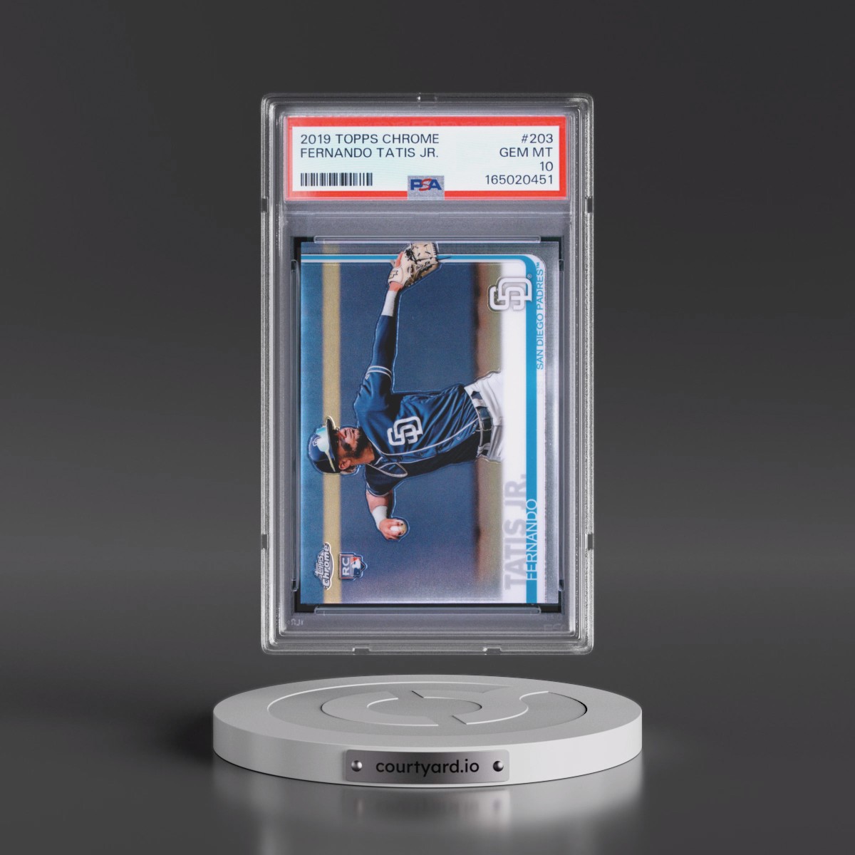 2019 Topps Chrome #203 Fernando Tatis Jr. (PSA 10 GEM MINT)