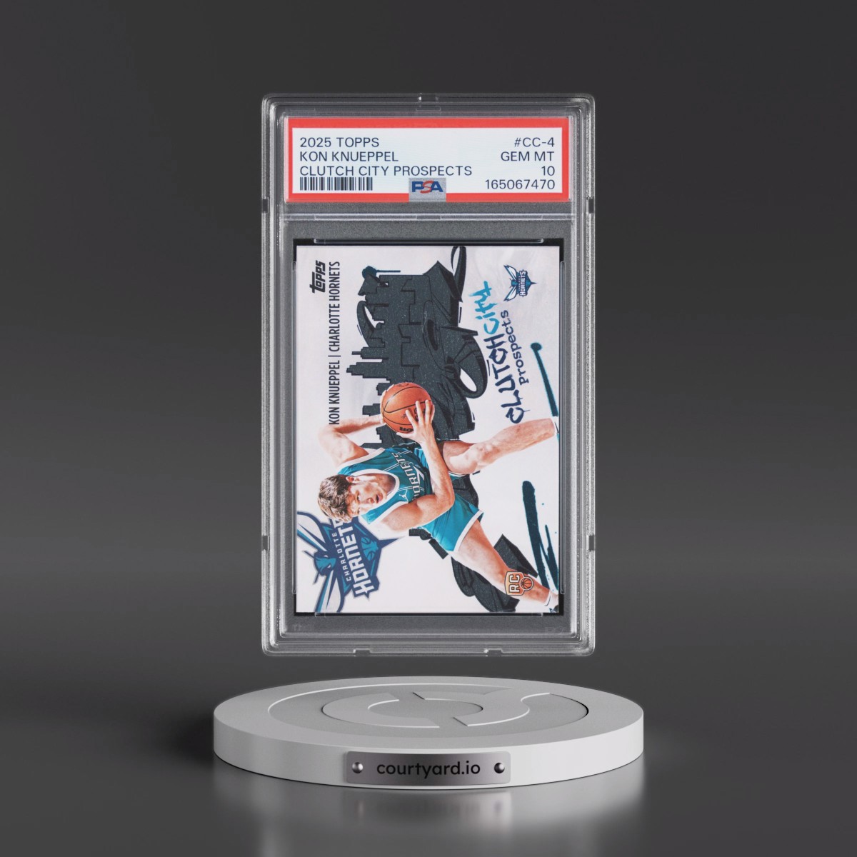 2025 Topps Clutch City Prospects #CC-4 Kon Knueppel (PSA 10 GEM MINT)