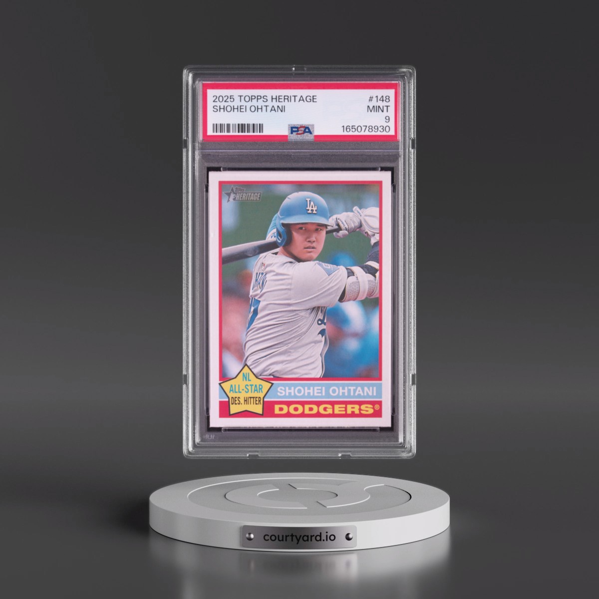 2025 Topps Heritage Shohei Ohtani #148 PSA 9