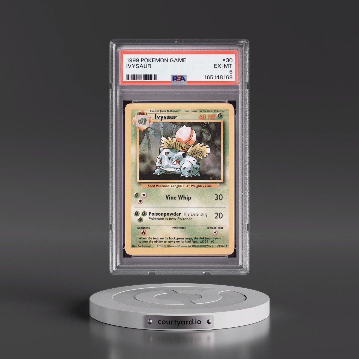 1999 Pokémon Game #30 Ivysaur (PSA 6 EX-MT)