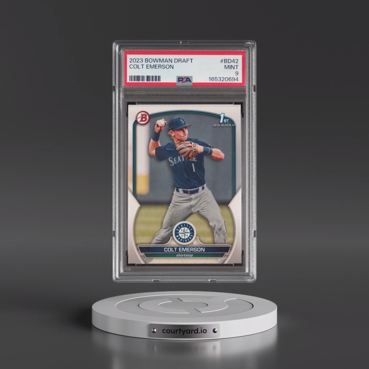 2023 Bowman Draft Colt Emerson #BD42 PSA 9