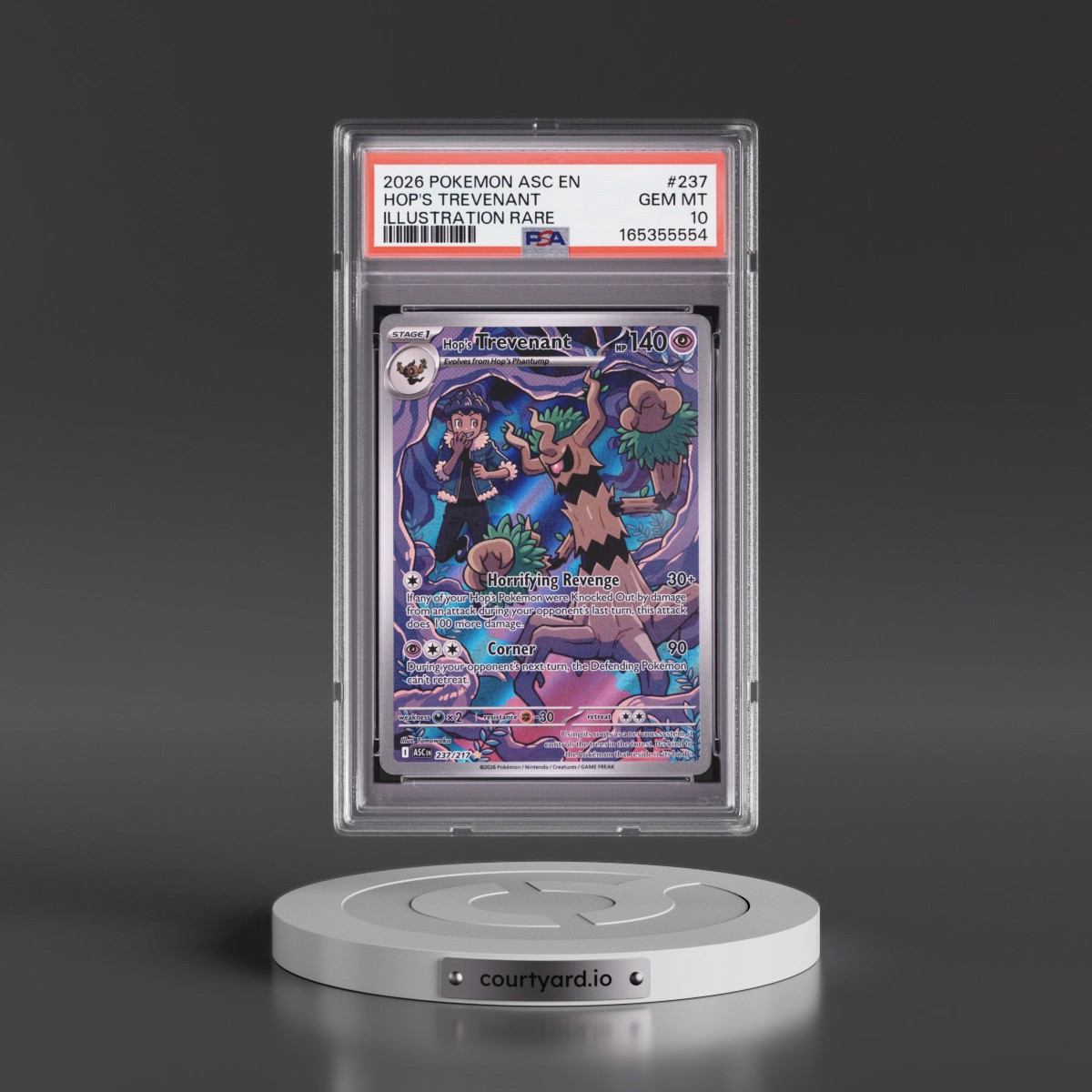 2026 Pokémon Asc EN-Ascended Heroes #237 Hop's Trevenant - Illustration Rare (PSA 10 GEM MINT)