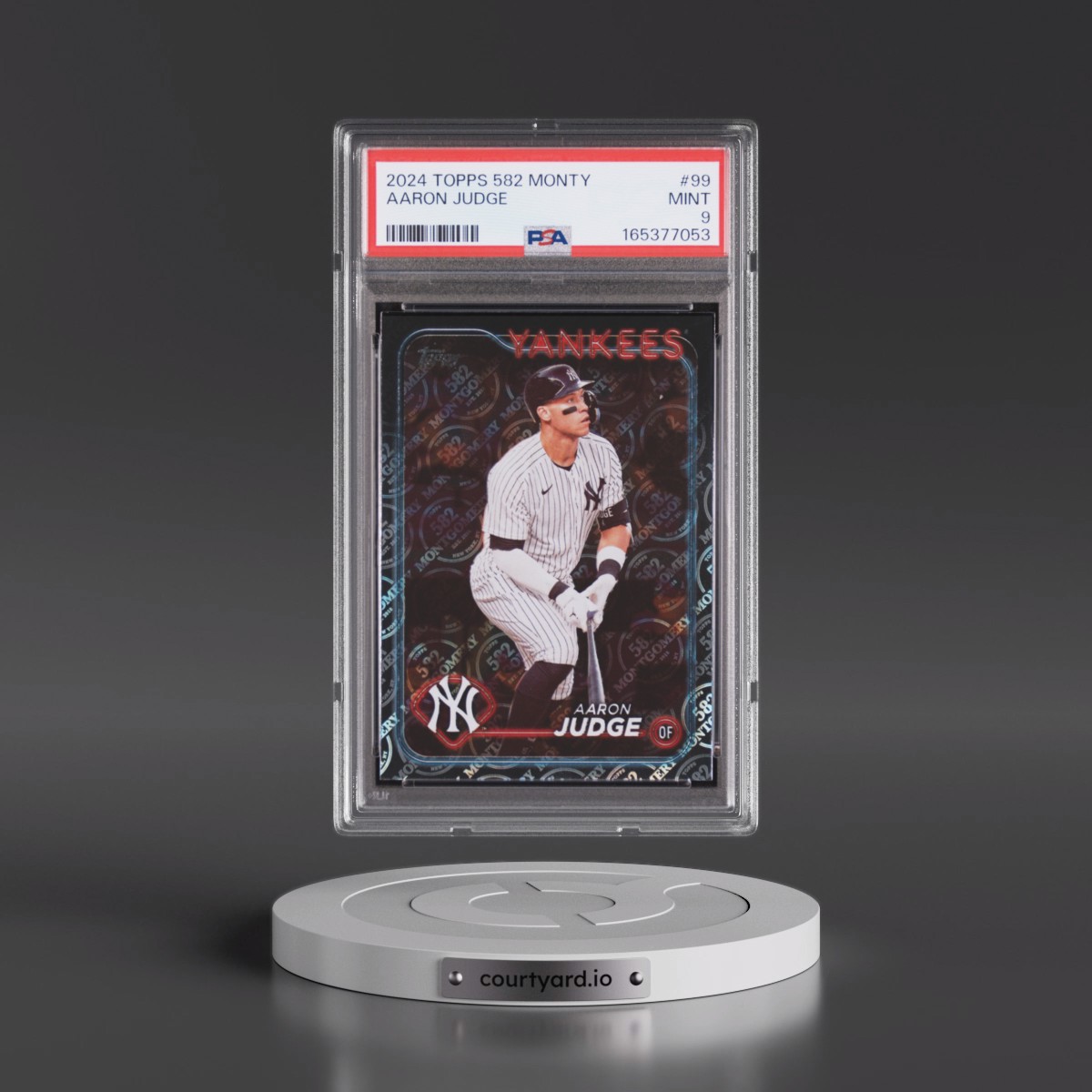 2024 Topps 582 Montgomery Set Aaron Judge #99 PSA 9