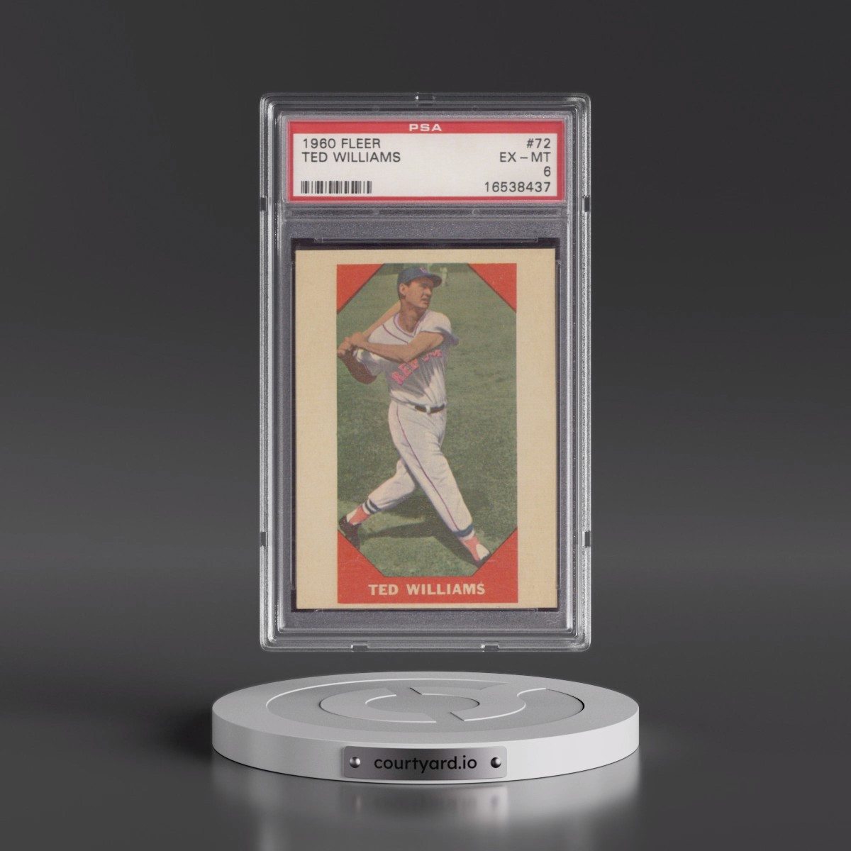 1960 Fleer Ted Williams #72 PSA 6