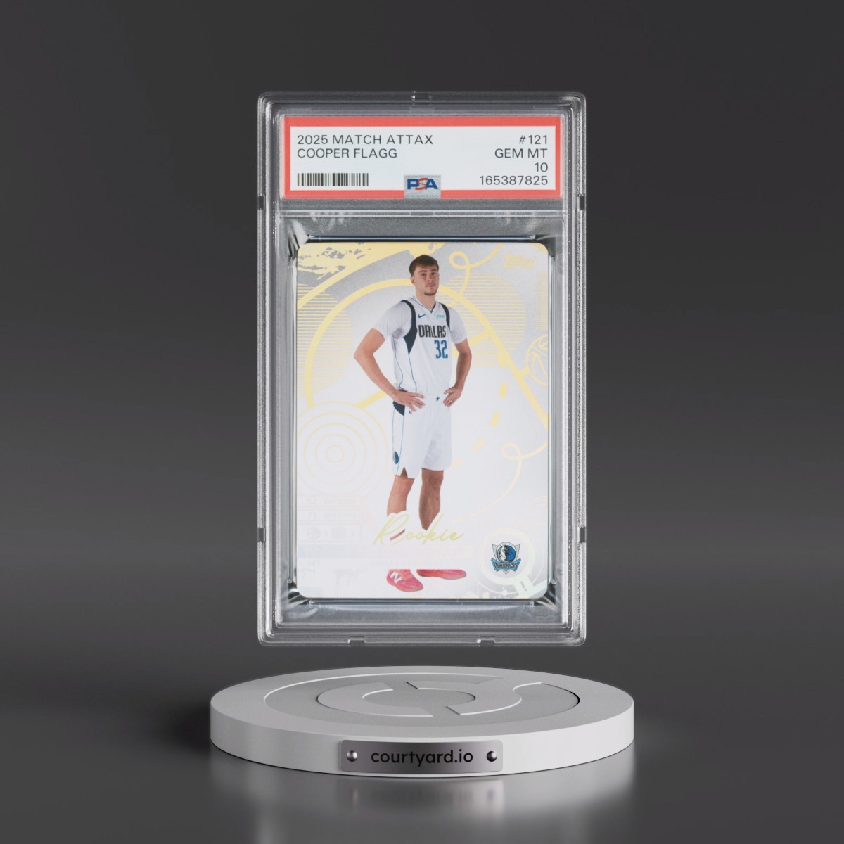 2025 Topps Match Attax #121 Cooper Flagg (PSA 10 GEM MINT)