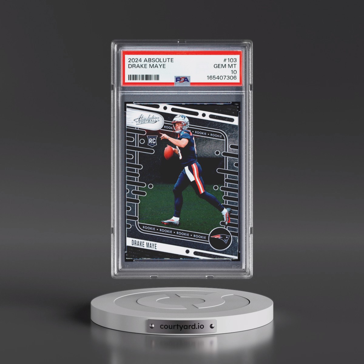 2024 Panini Absolute #103 Drake Maye (PSA 10 GEM MINT)