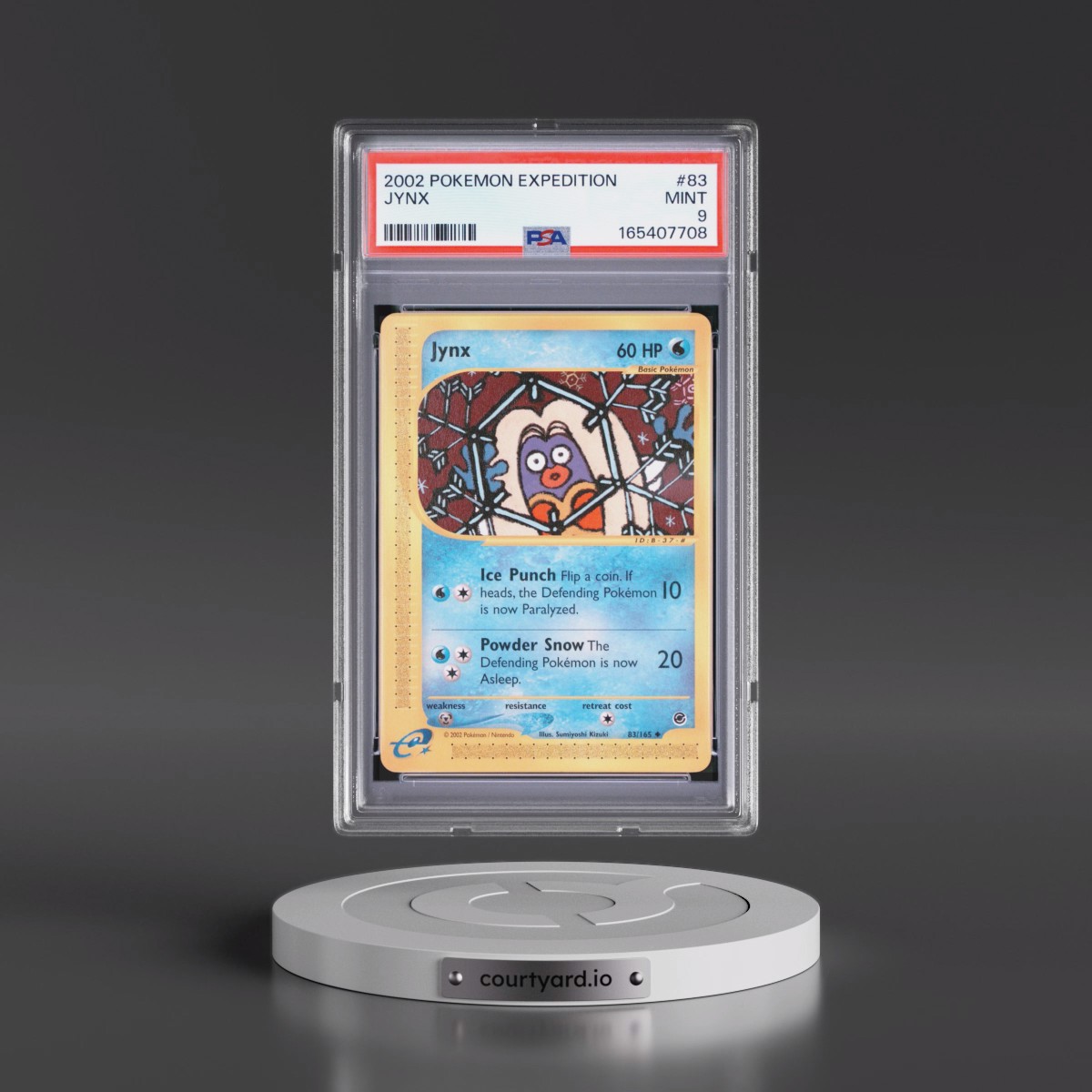 2002 Pokémon Expedition #83 Jynx (PSA 9 MINT)