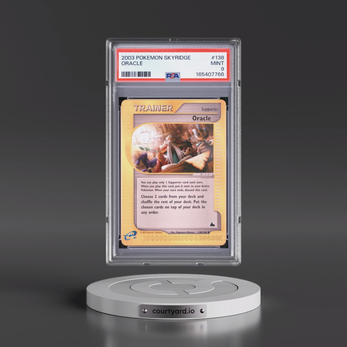 2003 Pokémon Skyridge #138 Oracle (PSA 9 MINT)