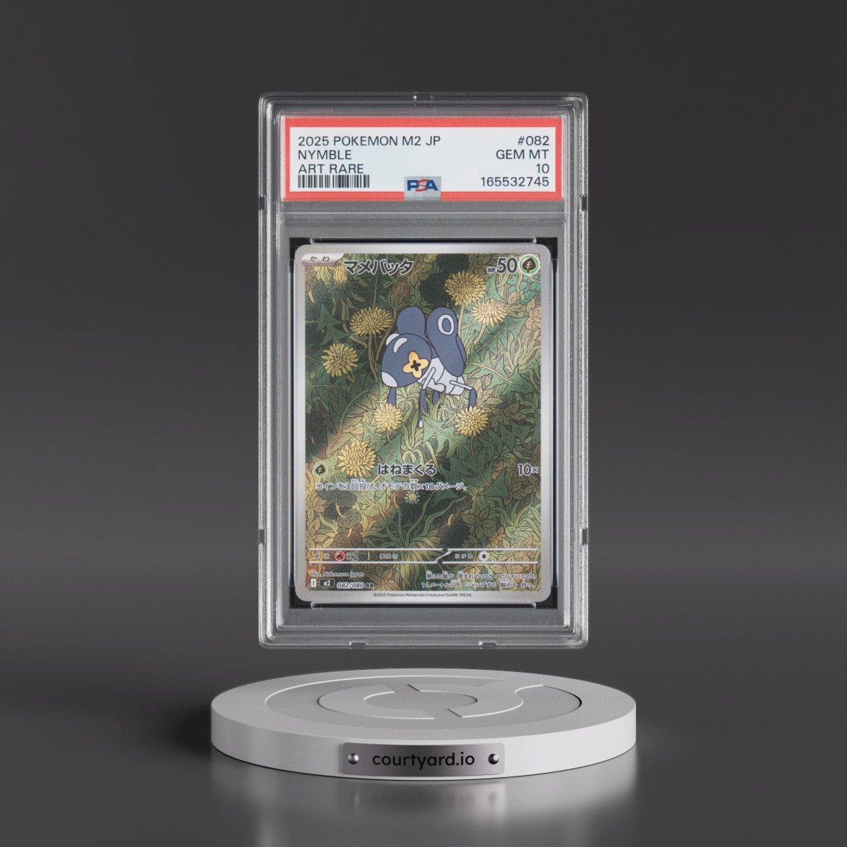 2025 Pokémon M2-Inferno X #082 Nymble - Art Rare (PSA 10 GEM MINT)
