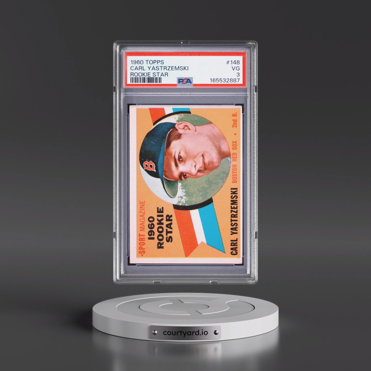1960 Topps #148 Carl Yastrzemski - Rookie Star (PSA 3 VG)