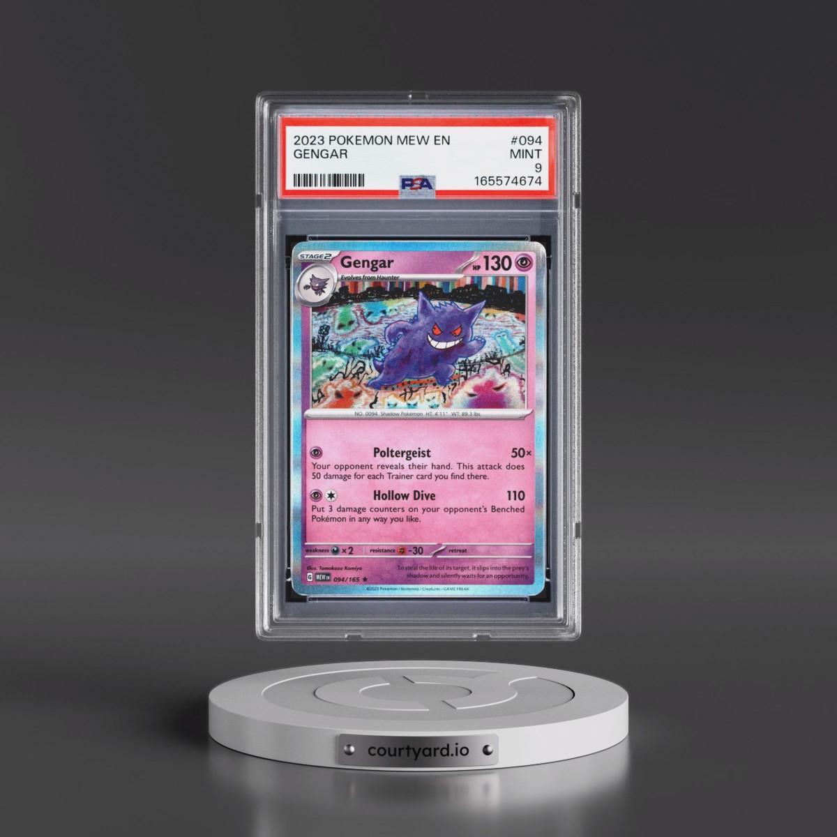 2023 Pokémon Mew EN-151 #094 Gengar (PSA 9 MINT)