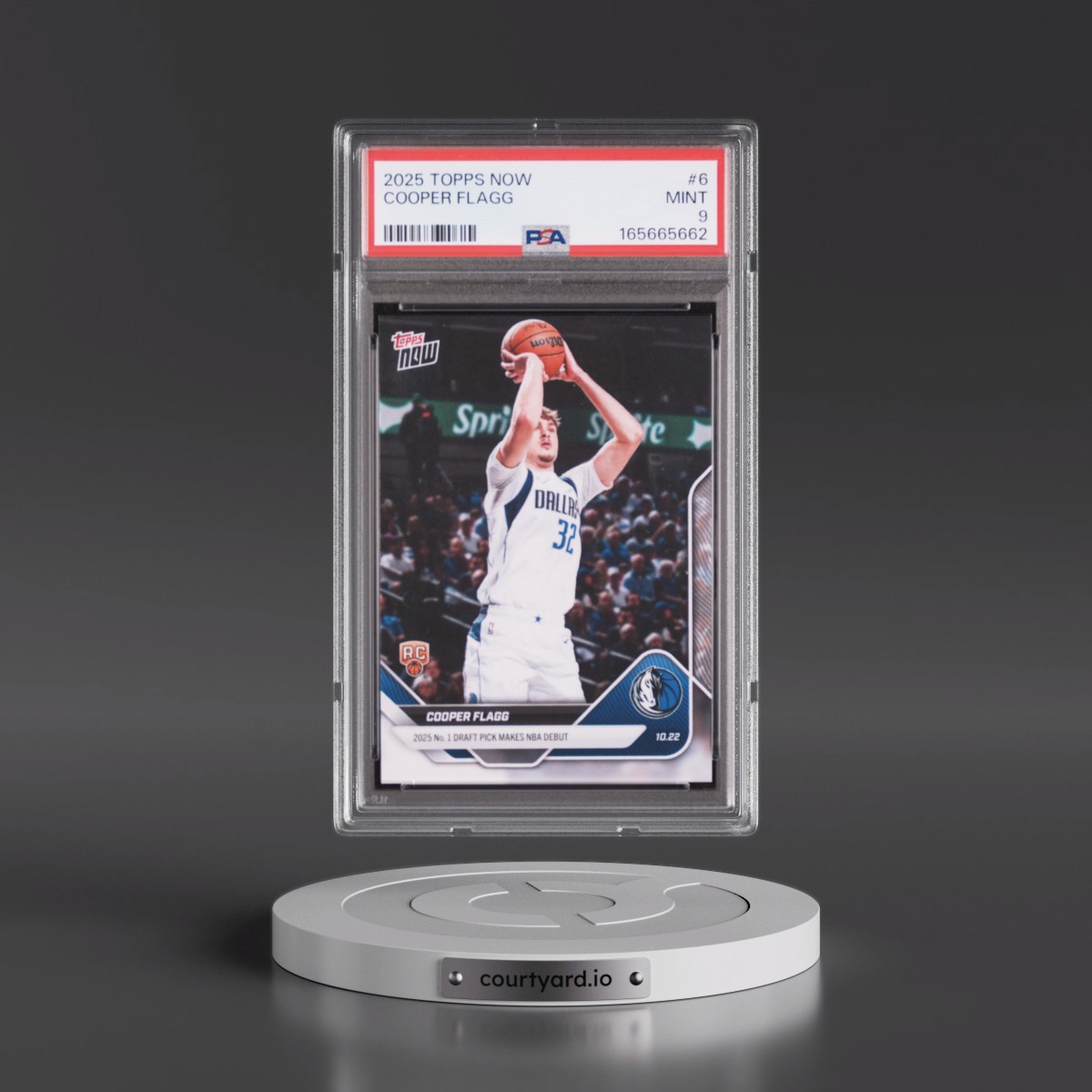 2025 Topps Now #6 Cooper Flagg (PSA 9 MINT)